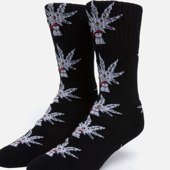 HUF Snow Bunny Crew Socks - Picture 3 of 6